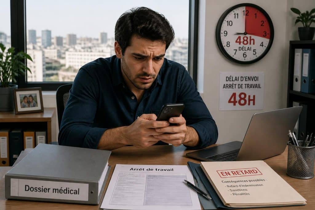 découvrez les conséquences et les démarches à suivre en cas de non-envoi de l'arrêt de travail à l'employeur dans les 48 heures. informez-vous pour éviter les sanctions et respecter la réglementation.
