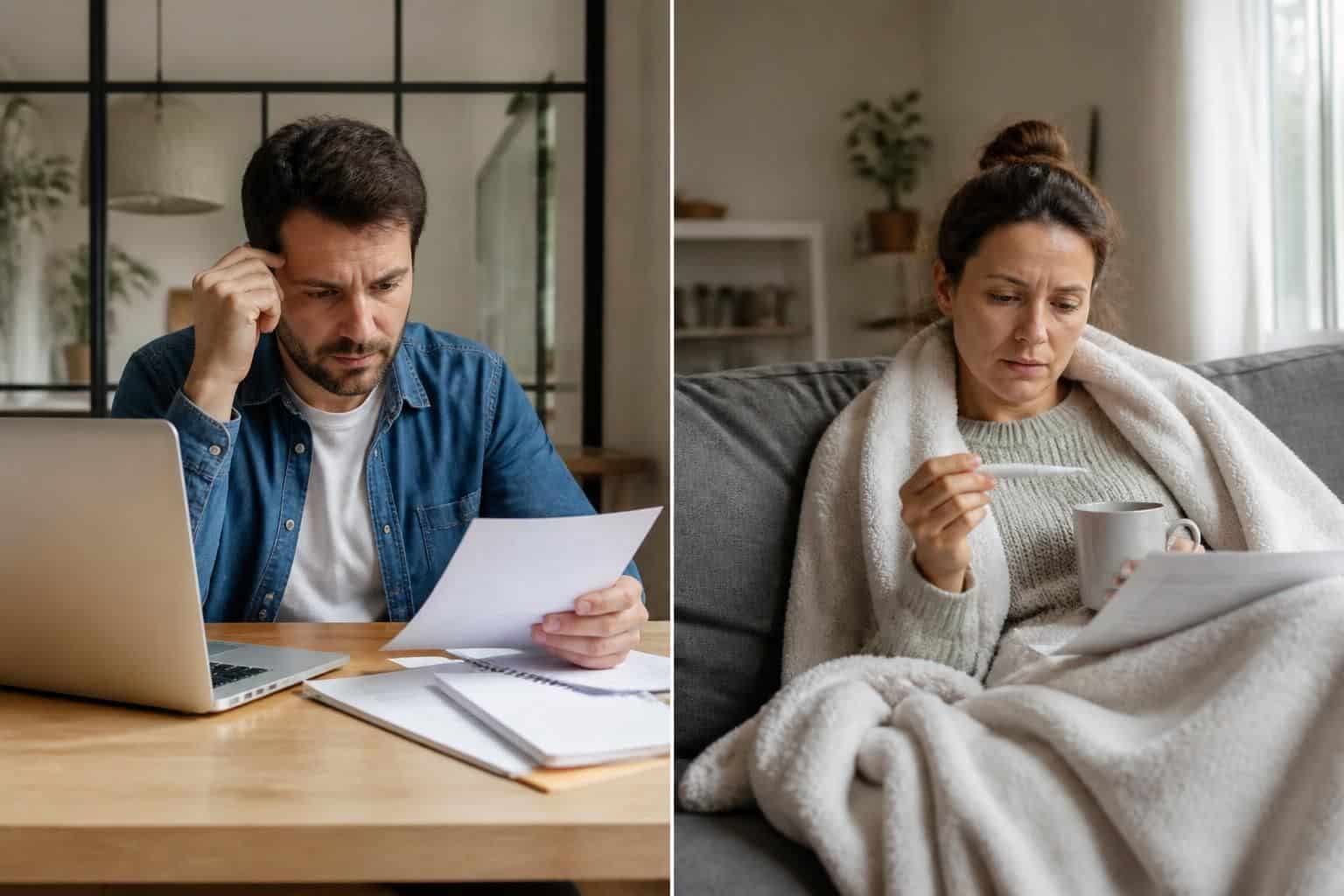 découvrez un comparatif détaillé des indemnités entre chômage et arrêt maladie pour savoir dans quelle situation vous percevez plus d'argent.
