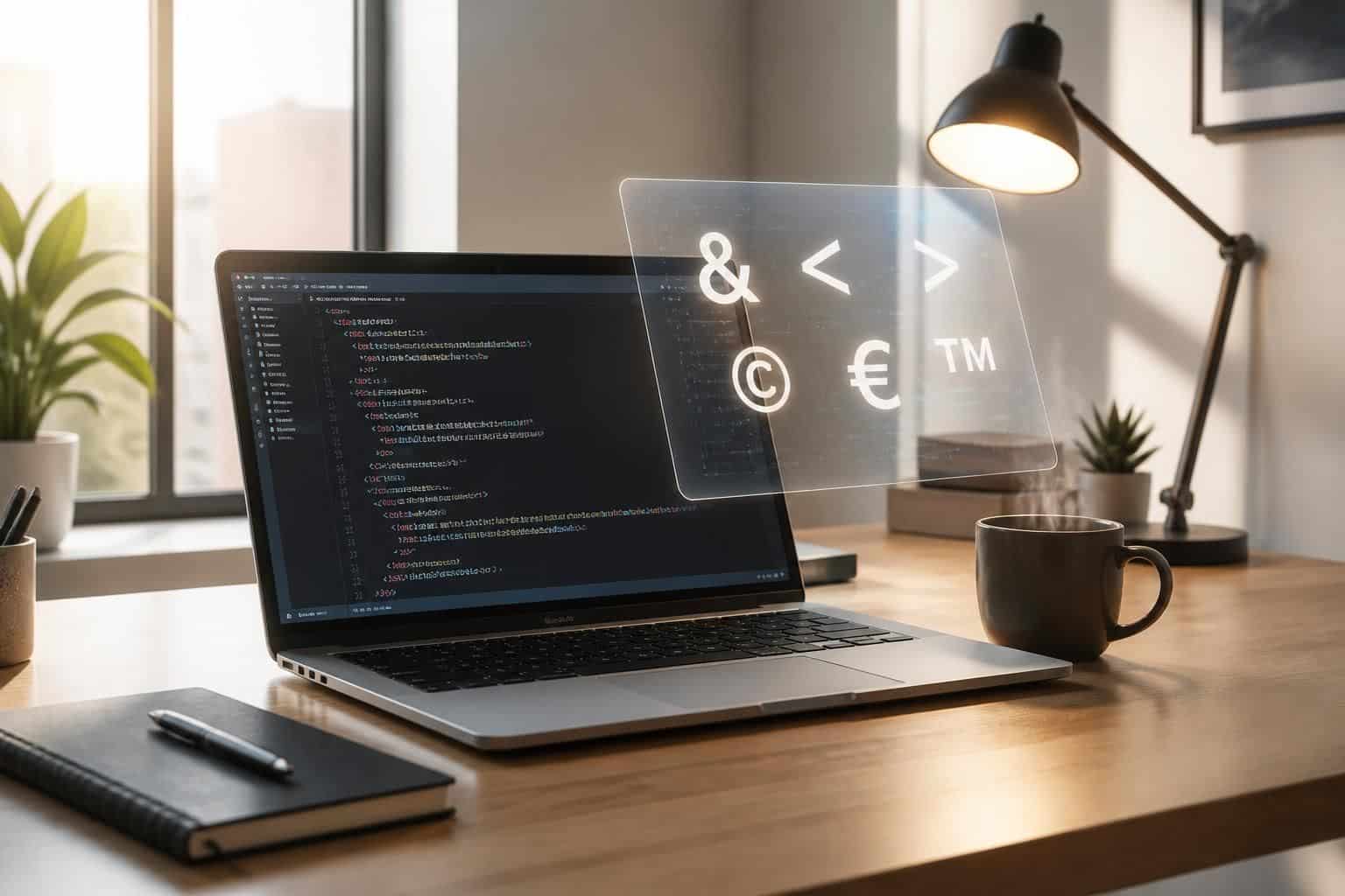 découvrez les codes et entités html essentiels pour utiliser les caractères spéciaux correctement dans vos pages web.