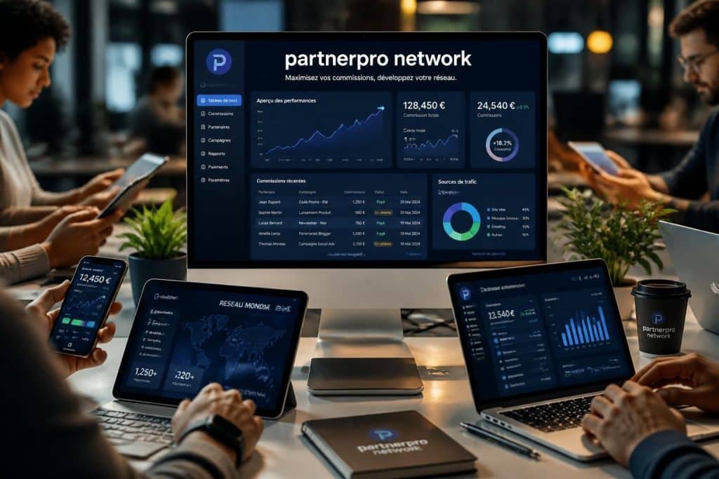 découvrez partnerpro network, la plateforme d’affiliation qui vous permet de maximiser vos commissions facilement grâce à des outils performants et un réseau étendu.