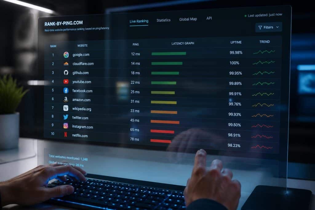découvrez rank-by-ping.com, un classement web innovant offrant une expérience interactive unique pour évaluer la performance de vos connexions en temps réel.
