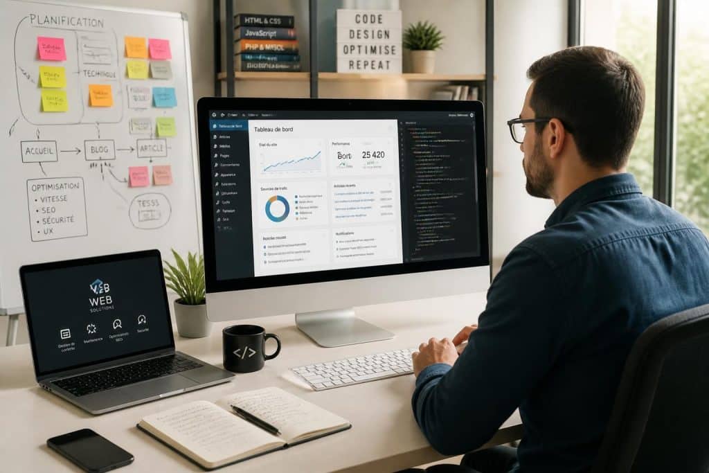 découvrez la définition du webmastering, ainsi que le rôle et les missions clés d’un webmaster pour gérer efficacement un site web.